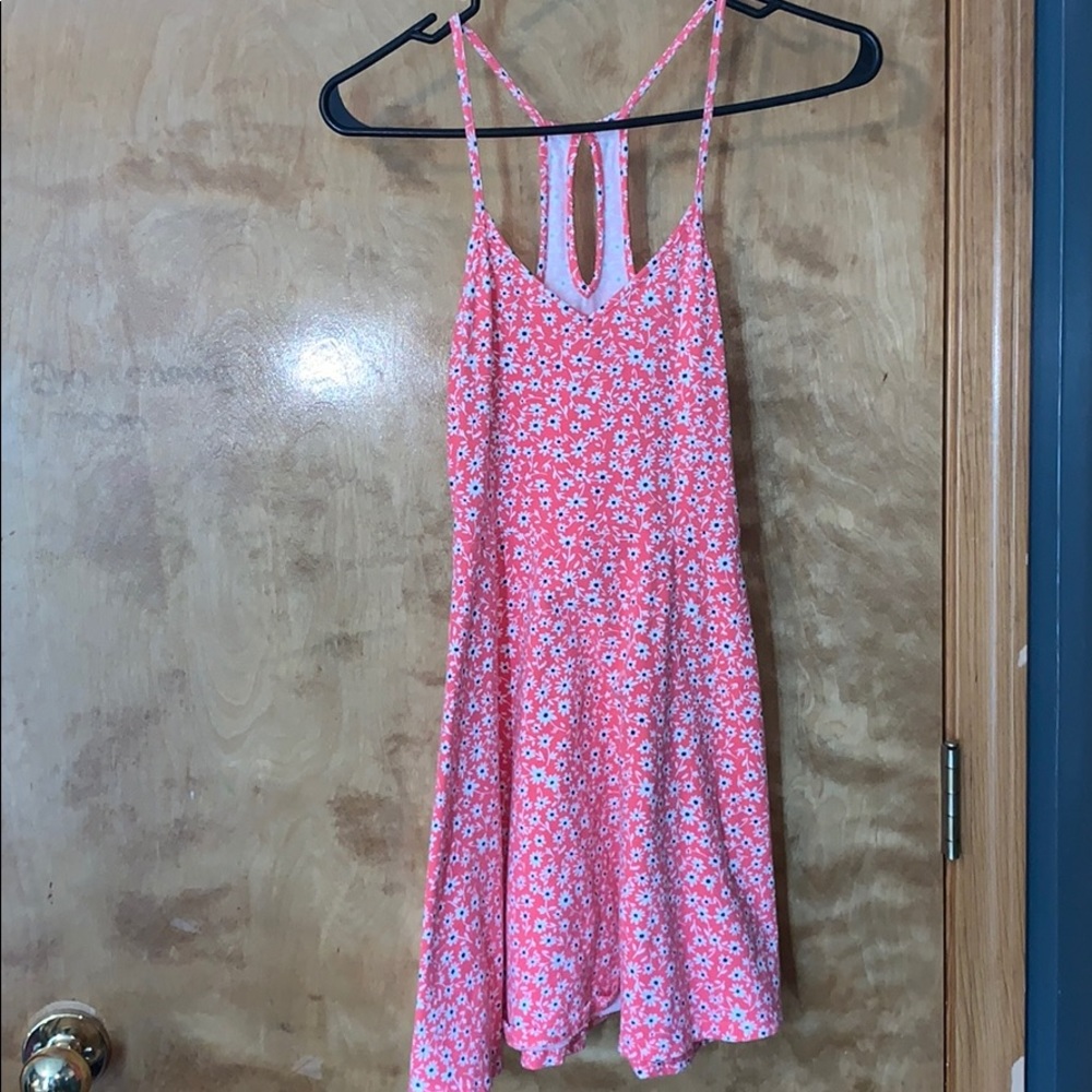 Pink flower dress